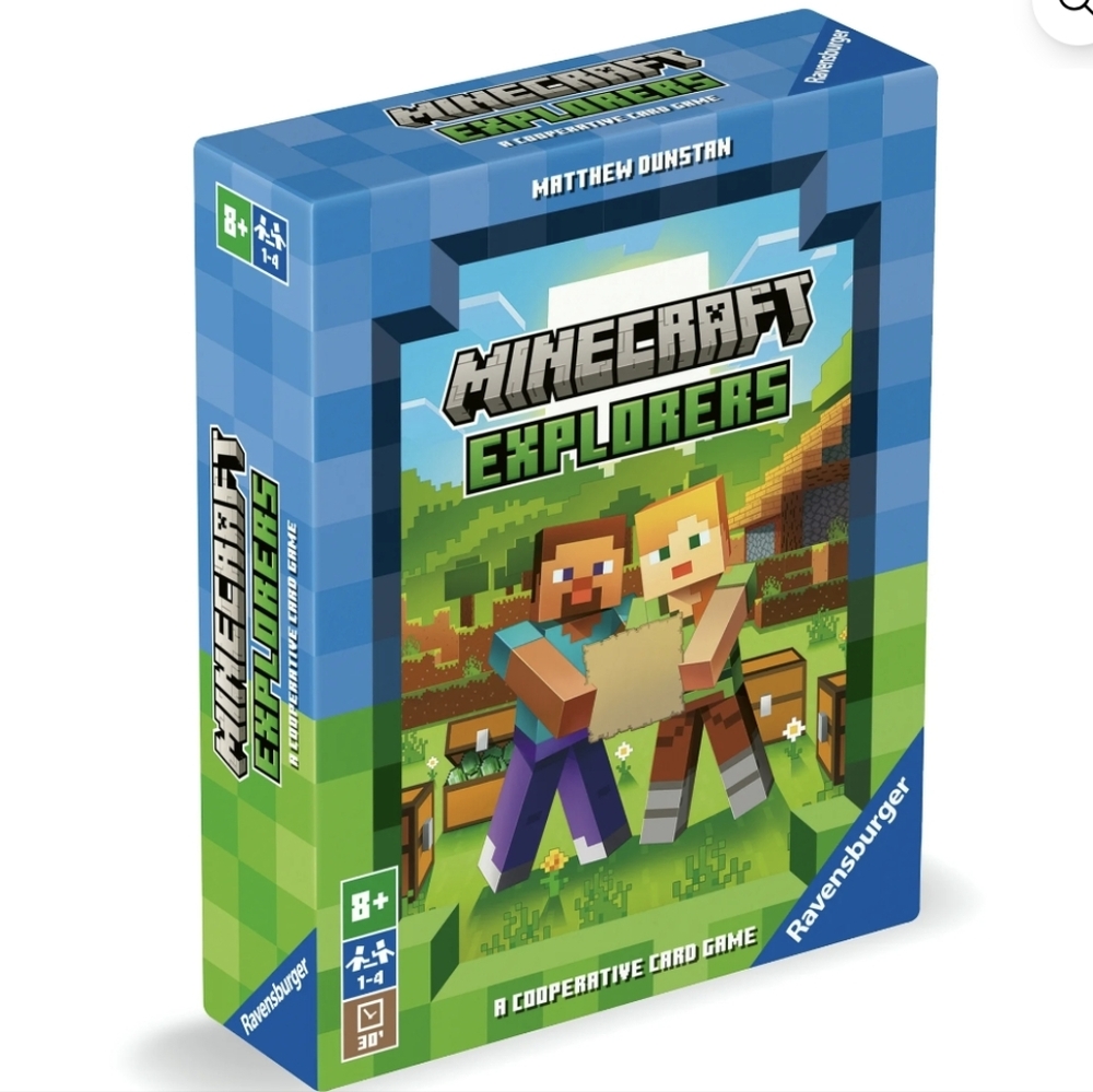 Minecraft Explorers Cooperative Card Game New